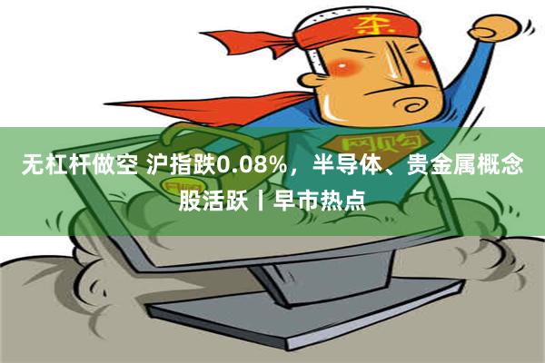 无杠杆做空 沪指跌0.08%，半导体、贵金属概念股活跃丨早市热点