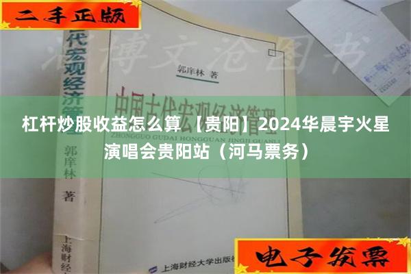 杠杆炒股收益怎么算 【贵阳】2024华晨宇火星演唱会贵阳站（河马票务）