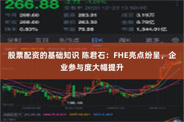 股票配资的基础知识 陈君石：FHE亮点纷呈，企业参与度大幅提升